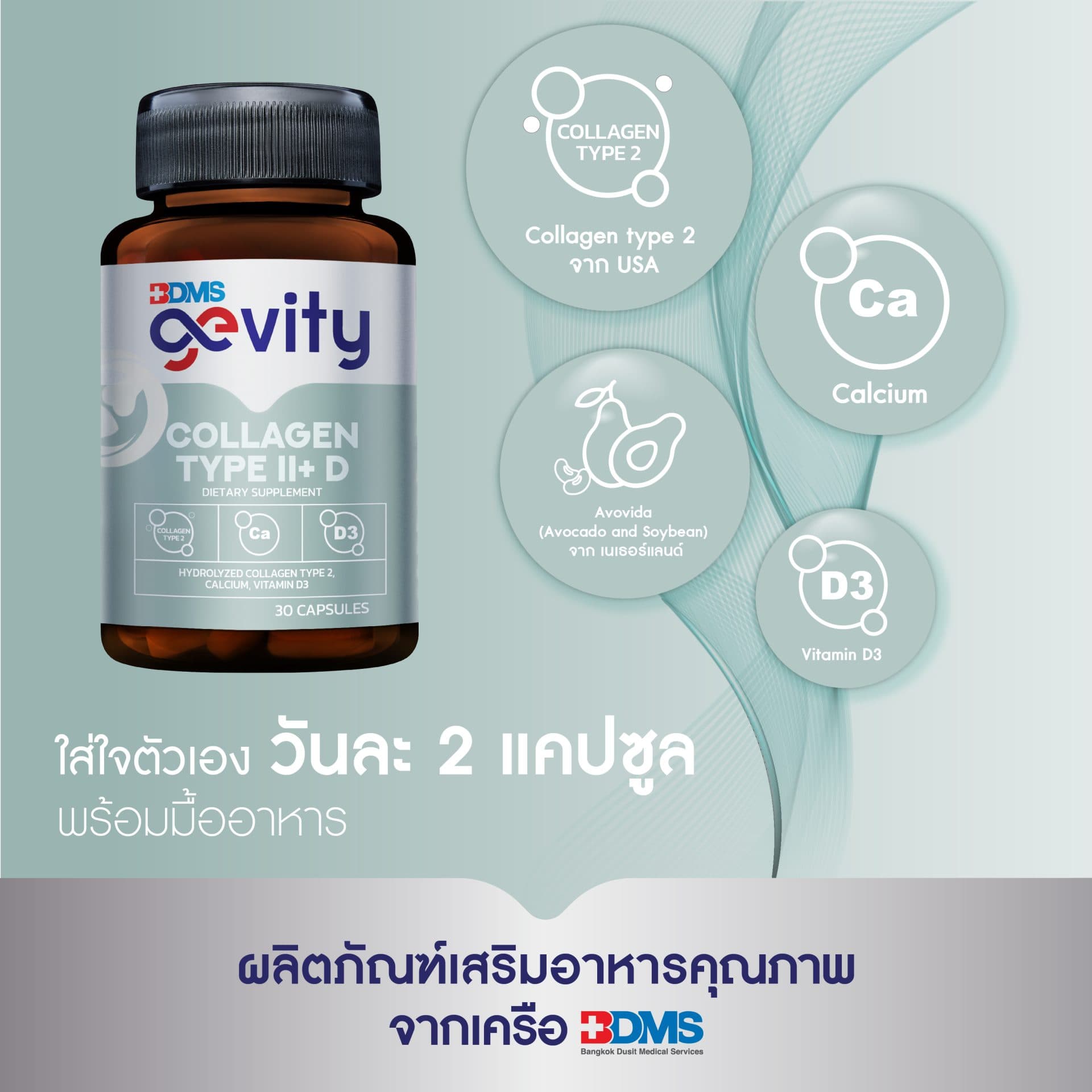Gevity Collagen Type II-D 30 Caps