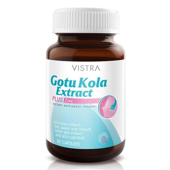 Vistra Gotu Kola Extract Plus Zinc (30 Caps)