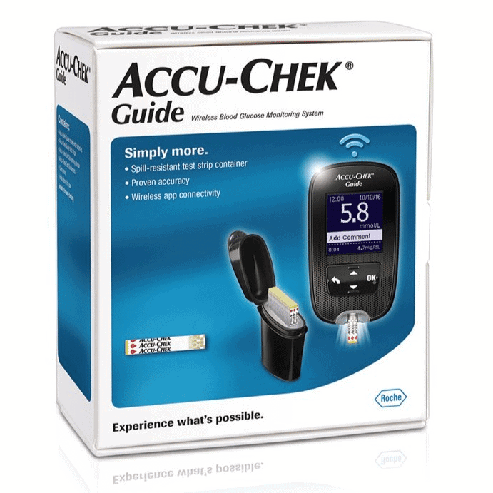 เช็คเบาหวานด้วยตัวเอง ด้วยเครื่อง ACCU-CHEK GUIDE