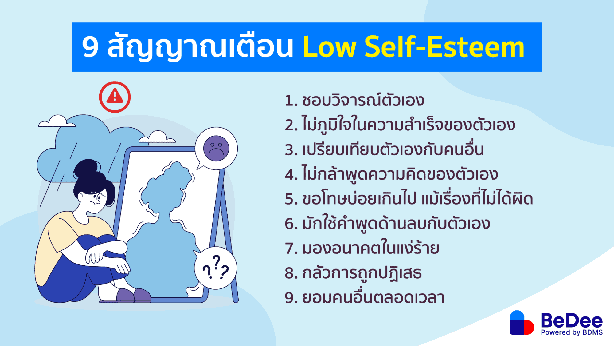 สัญญาณ Low Self-Esteem