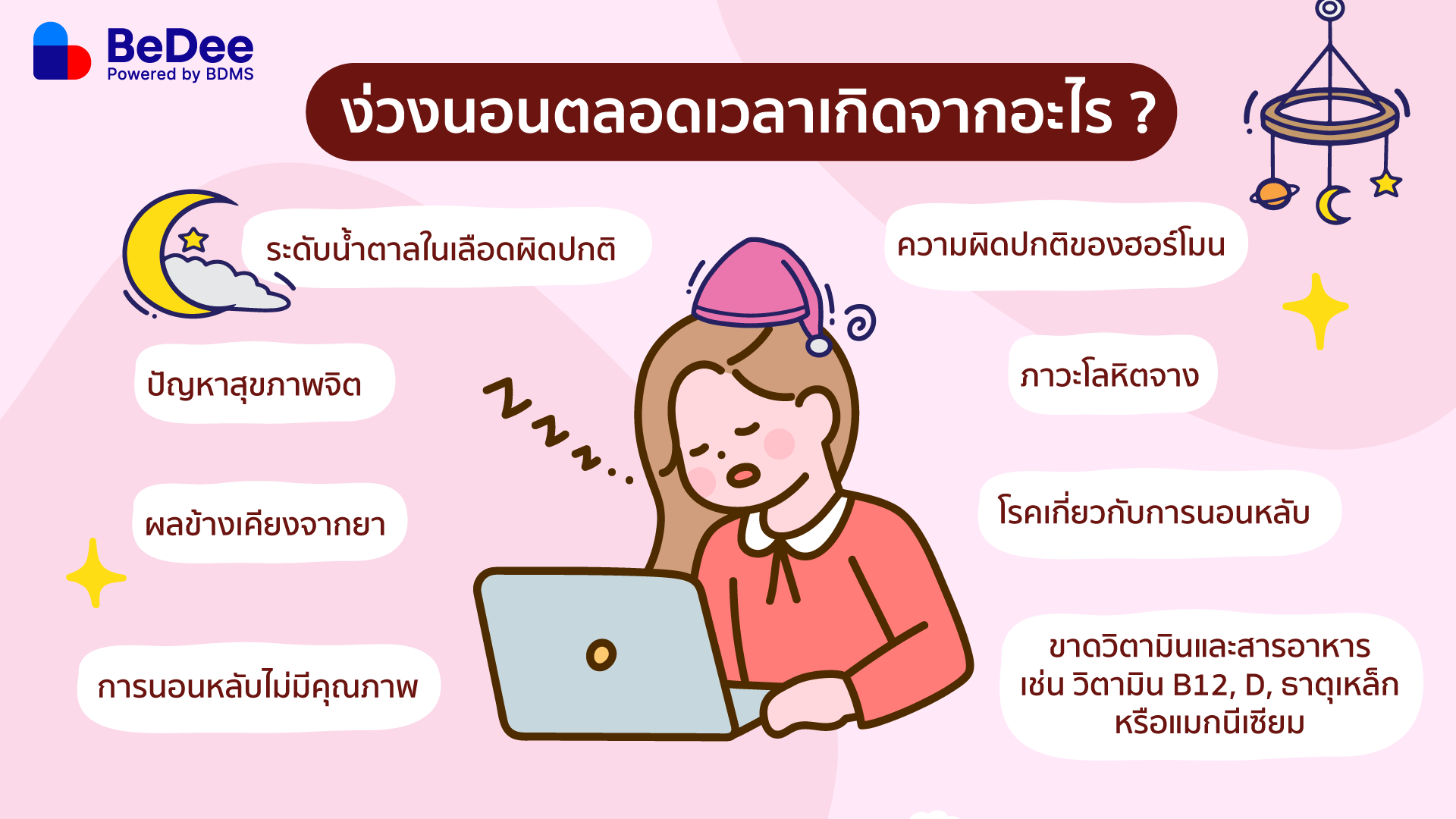 สาเหตุ ง่วงนอนตลอดเวลา
