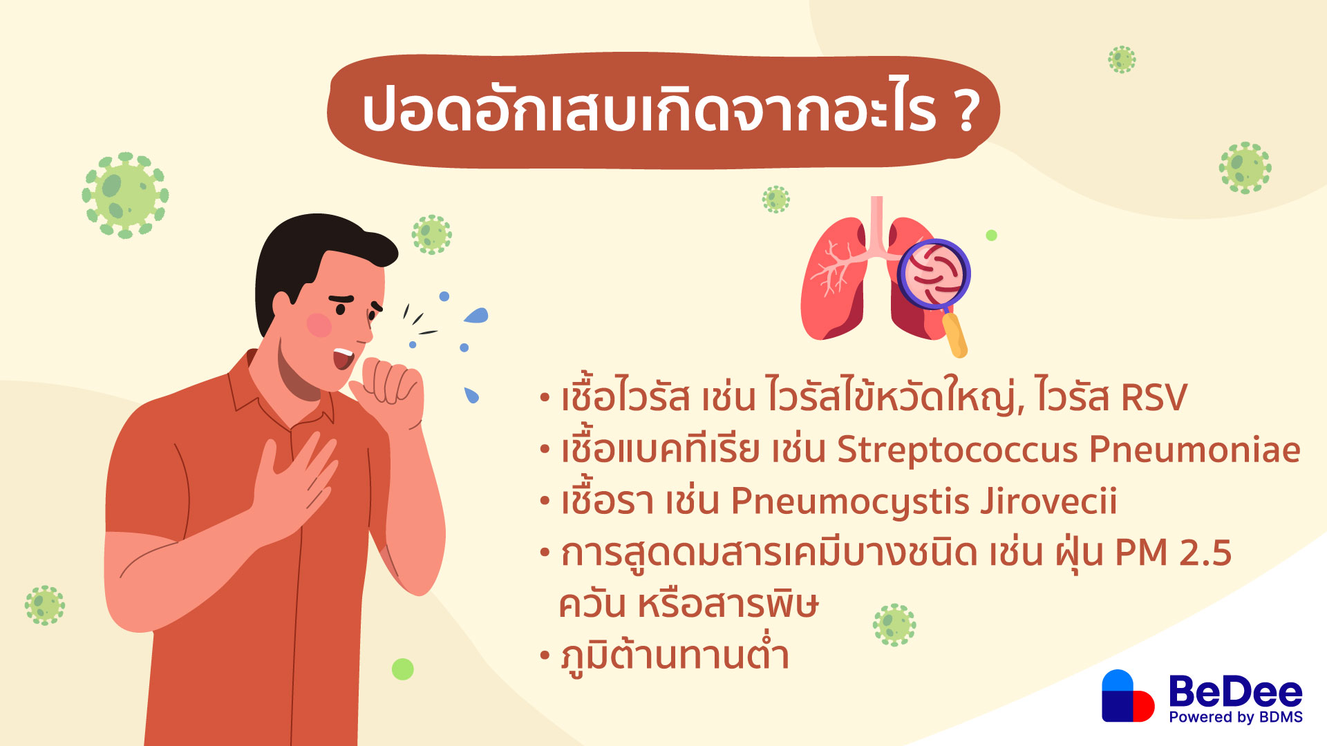 ปอดอักเสบ สาเหตุ